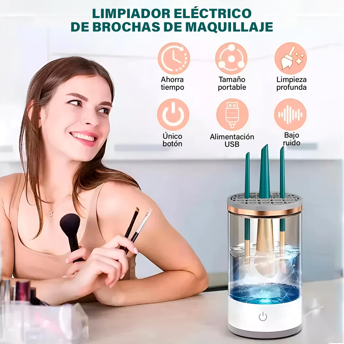 Limpiador de Brochas Electrico