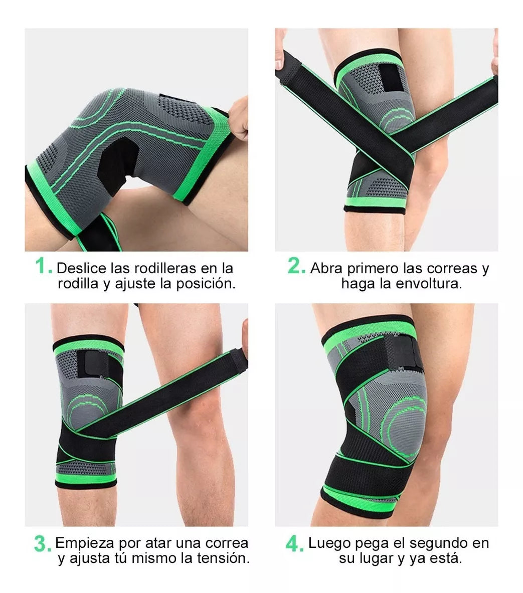 Rodillera Deportiva Ajustable 2x1